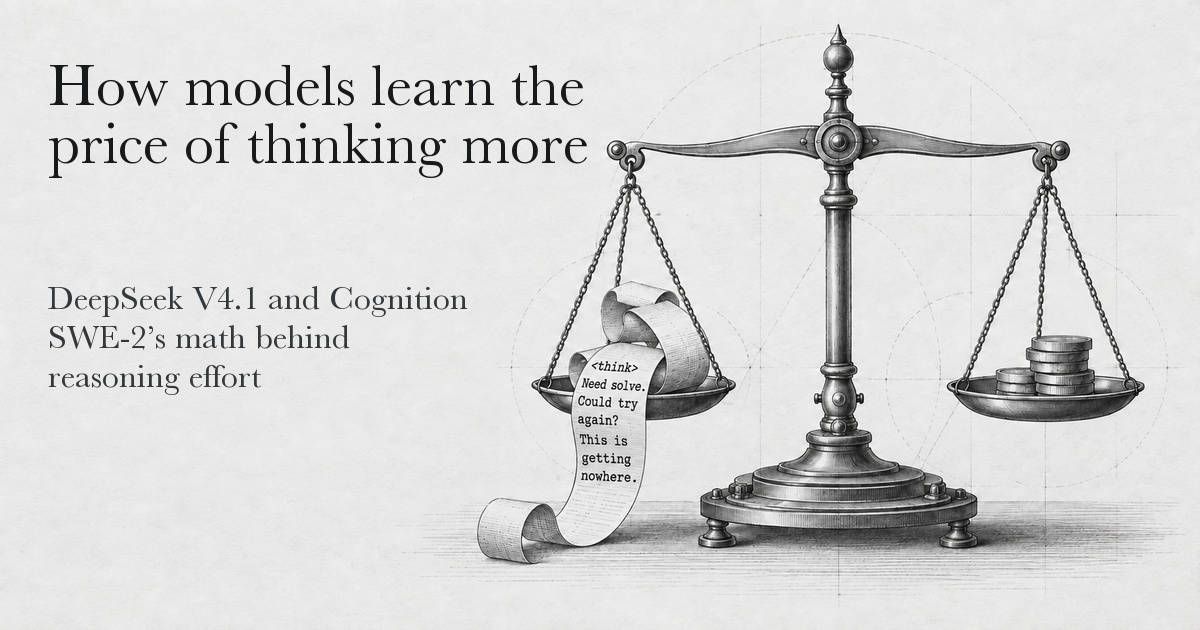 How models learn the price of thinking more